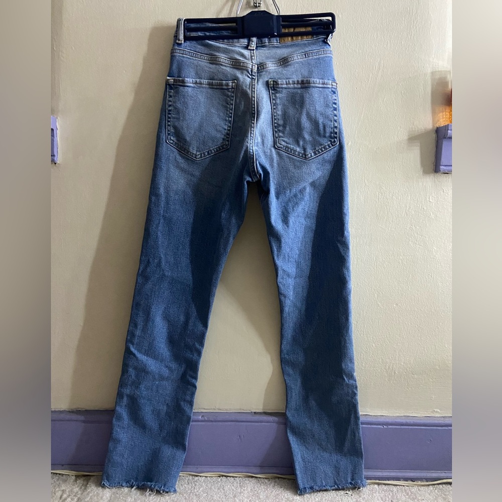 Zara High Rise Straight Jeans - Picture 8 of 8